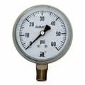 Totalturf Ammonia Gas Pressure Gauge 0-60 Psi, 10PK TO4266489